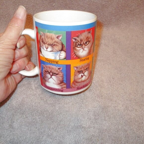 Grumpy Cat My Nine Lives Expressions Coffee Mug Cup Mischief Novelty Cat Lady - Picture 3 of 7
